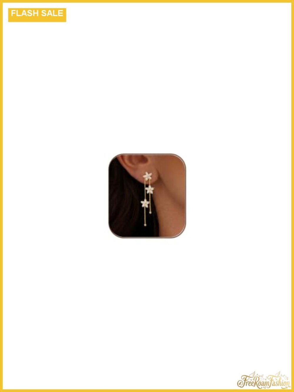 14k Gold Plated Dangle Earrings Cubic Zirconia Drop Earrings